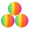 eMKay® Pack of 3 PVC Neon Rainbow Ball for Kids