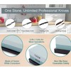 Dual Grit Whetstone Sharpening Stone, Professional 400/1000 Grit Water Stone