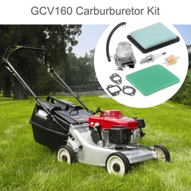 Windance GCV160 Lawn Mower Carburetor Kit Fit for Honda 160LAO GCV160LA GCV160A GCV160LE Engine HRT216 HRZ216 HRB216 HRR216 HRS216, 16100-ZMO-804 Carburetor Replaces Kit