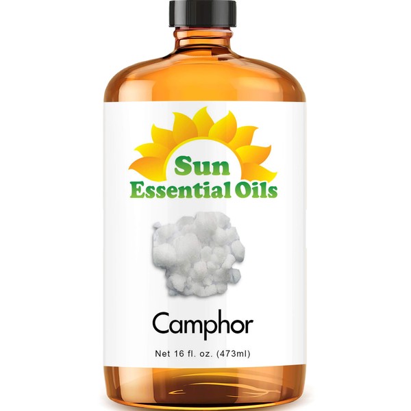 Sun Essential Oils 16oz - Camphor Essential Oil - 16 Fluid Ounces