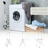 Home-Complete Clothes Drying Rack - 2-Level Laundry Drying Rack with