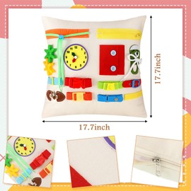 SmoothNovelty Fidget Pillow Cover for Adults with Dementia Fidget Sensory Pillowcase Dementia Products for Elderly Calming & Comforting Activities Sensory Toys for Autistic