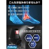 FitEcho アンクルサポーター, スポーツ用, 固定・保護タイプ, 高通気性, 男女兼用, 1枚入り (厚BK, M)