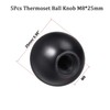 TA-VIGOR Thermoset Ball Knob M8 Female Thread, 25mm Diameter Thread