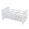 Acrylic Shot Glass Holder Carrying 6 Square Transparent Liquor Cup
