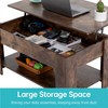 FDW Lift Top Coffee Table with Hidden Compartment and Storage