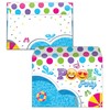 JuNa-Experten 12 Invitation Cards for Children's Birthday Swimming Pool -