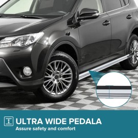 unbranded Running Boards 5 inches For 2016-2018 Toyota Rav4