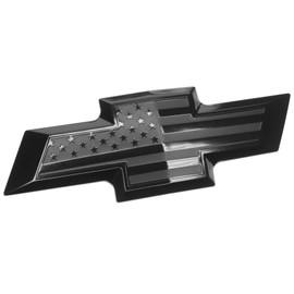 EverPartStore Bowtie Overlay Metal Flag Emblem Compatible with 2022-2024 Silverado 1500