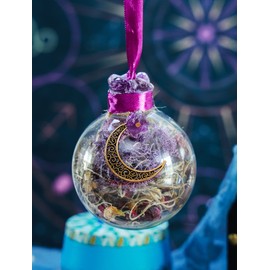 Witches Ball Divination Necromancy Protection Balls Altar Tools Goddess Spell Jar Collection Witches Blessing for Protection from Evil Banish Negative Energy Deflect Psychic Attacks