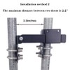 Chain Link Fence Double Gate Latch for 1-3/8" Gate Frame