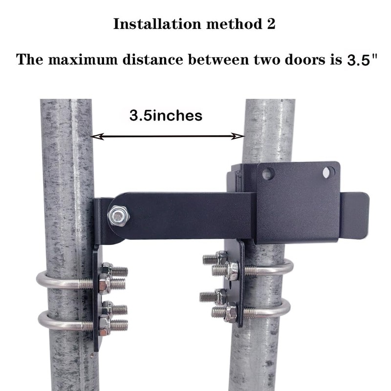 Chain Link Fence Double Gate Latch for 1-3/8" Gate Frame