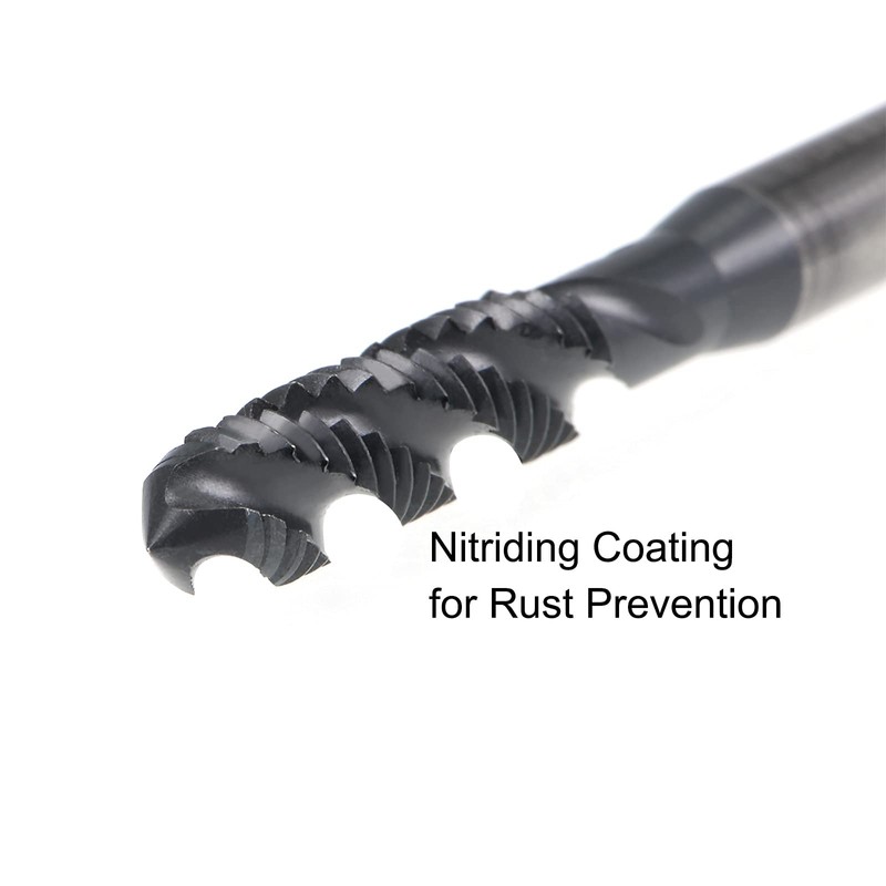sourcing map M6 x 1.0 Spiral Flute Thread Tap, Metric