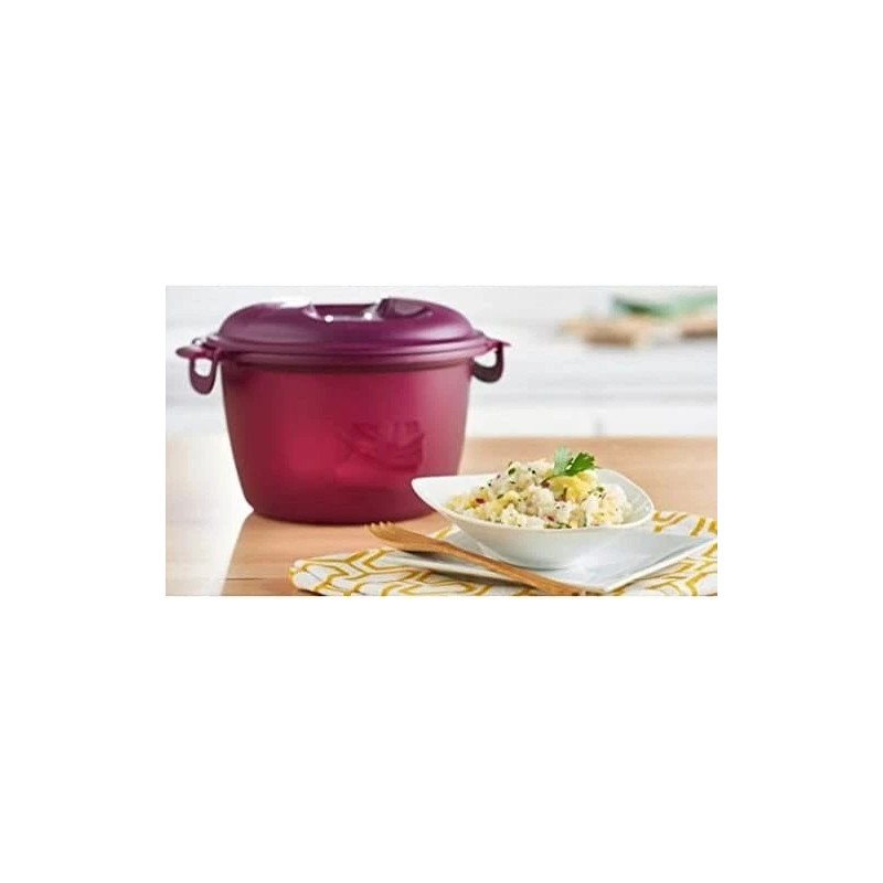 Tupperware Microwave Rice Cooker Purple Large 3L or 12 cup