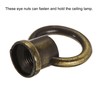 sourcing map Eye Nut 15kg Max Load 29x35mm M10 Thread