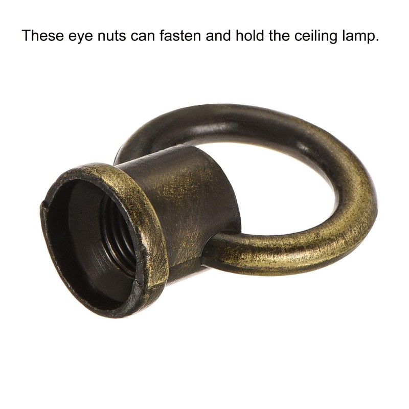 sourcing map Eye Nut 15kg Max Load 29x35mm M10 Thread