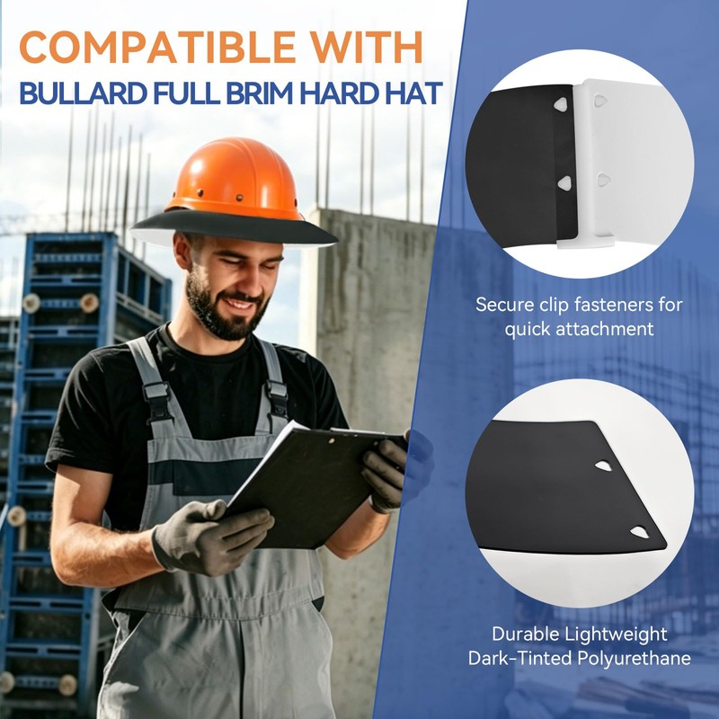 Hard Hat Sun Visor Reusable Hardhat Sun Shields Compatible with