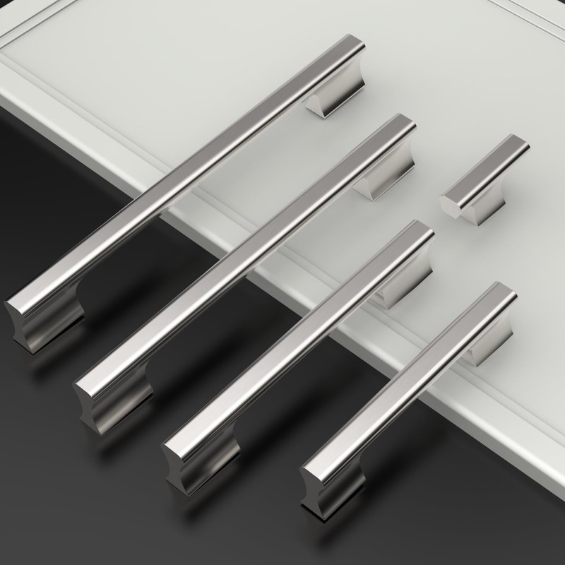 Asidrama 10 Pack 3.75 Inch(96mm) Brushed Satin Nickel Kitchen Cabinet