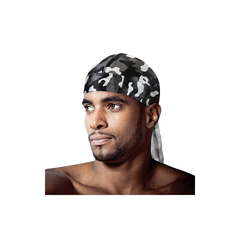 Tyche Silky Durag Royal Silky Collection Ultra Stretch Black and
