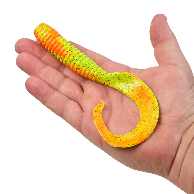 Gulp! Saltwater Grub Firetiger 8in | 20cm