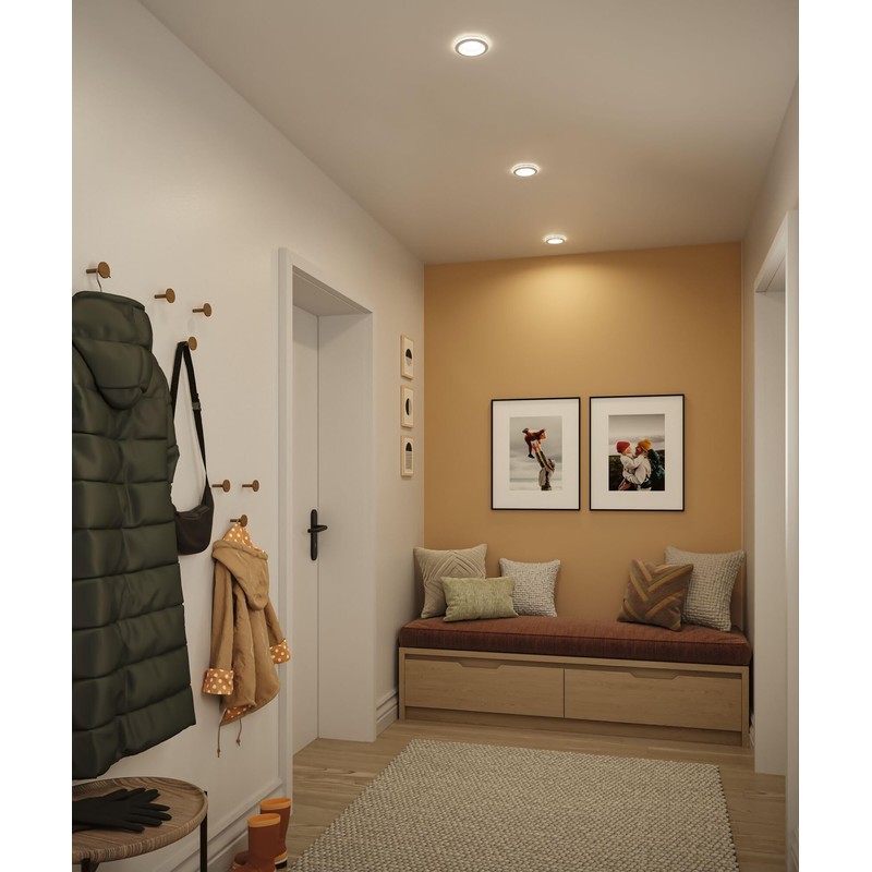 Paulmann Sormus 92247 LED Recessed Light IP65 Round 100 mm