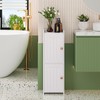 Snughome Bathroom Storage Cabinet, Small Bathroom Cabinet with 2 Doors