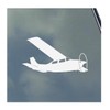 Cessna 210 Centurion Pilot in Flight Vinyl Sticker Decal Flight