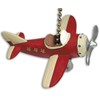 RED PLANE propeller AIRPLANE ceiling FAN PULL chain