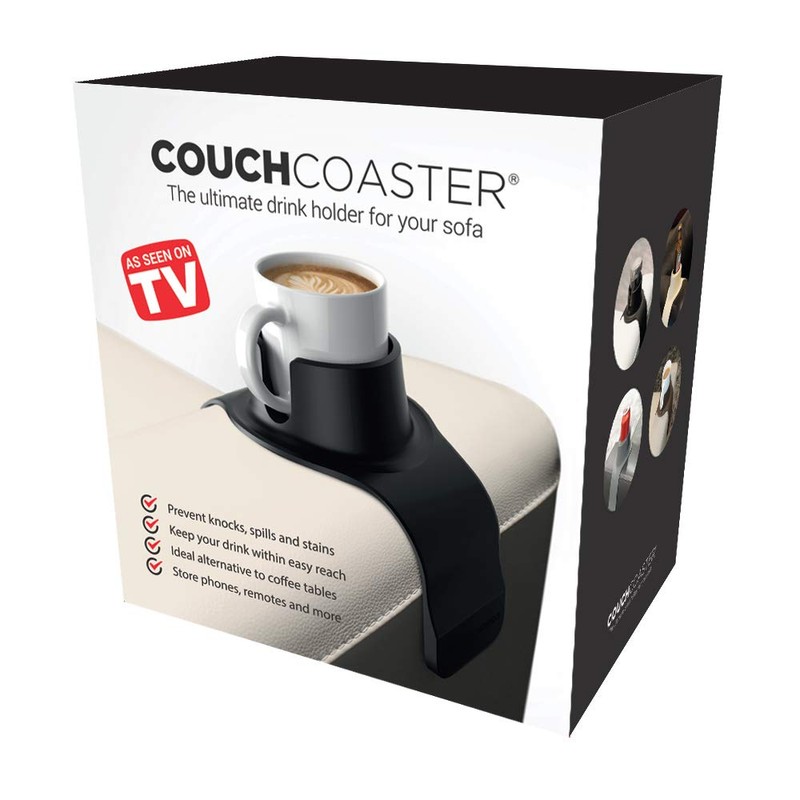 CouchCoaster - The Ultimate Drink Holder for Your Sofa, Jet