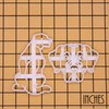 Set of 2 Rhodesian Ridgeback Dog Cookie Cutters, 2 Pieces