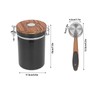 Coffee Canister 1.8L Stainless Steel Airtight Coffee Bean Storage Container