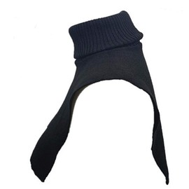 Vpang Knitted Mock Turtleneck Winter Unisex Half Blouse Pullover Dickey Faux Collar (Black)