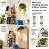 Electric High Reach Plant Waterer with Foldable Bucket, Telescoping Wand