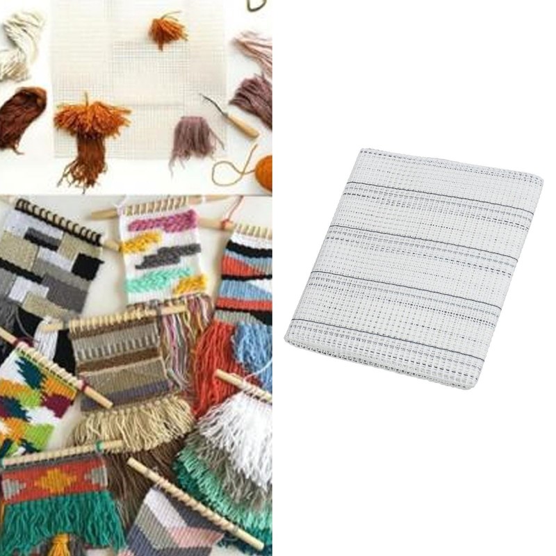 Latch Hook Canvas, Mesh Canvas Sheets Blank Rug Hooking Mesh