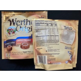 Werther's Original Werthers Original Hard Sugar Free Original, Caramel Coffee,Caramel Chocolate - FOUR Bags