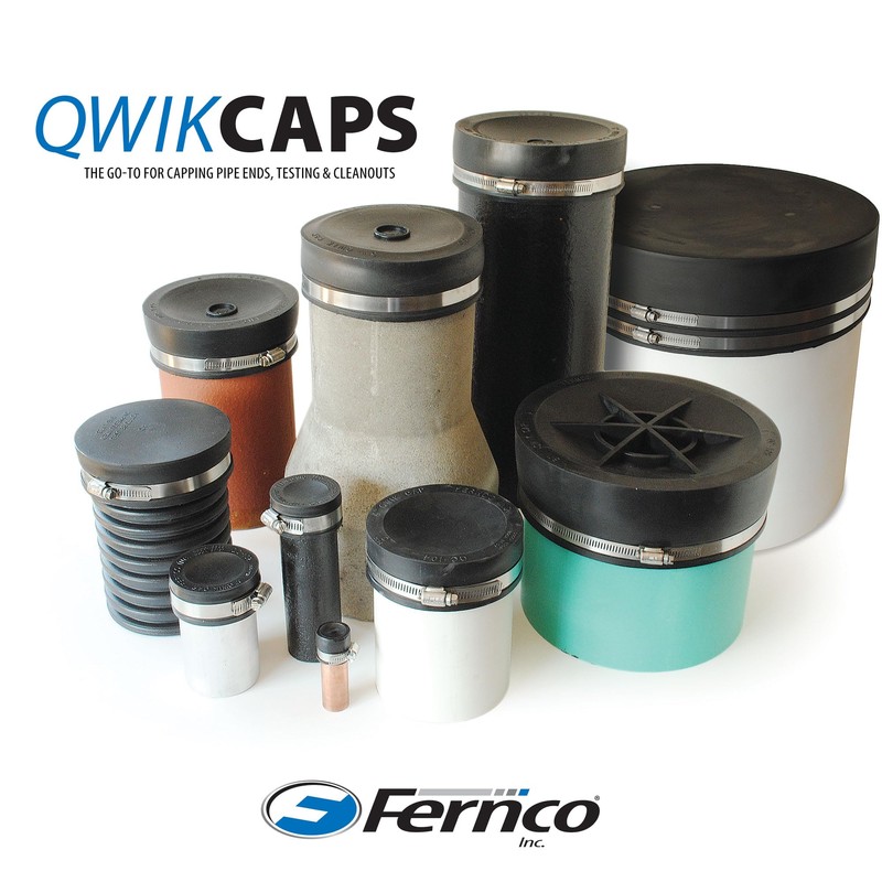 Fernco PQC-102 2" Qwik Cap, No Size, Blue