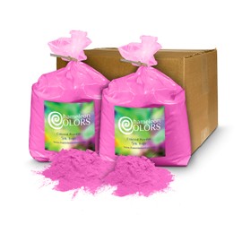 Chameleon Colors Gender Reveal Powder, Pink Color Powder, 10 Pounds (5 Pounds per Bag), Pack of 2