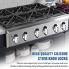 Silicone Stove Knob Safety Locks - Child Proof Oven Knob