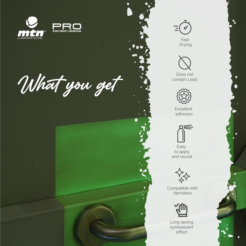 Montana Colors EX014PR0950 MTN PRO Pintura Luminiscente, 1 Unidad, 400