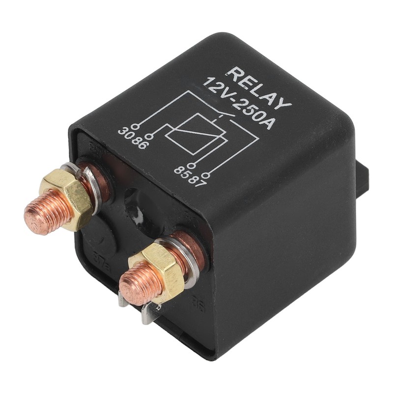Car Starter Relay 4 Pin Normally Open Stainless Steel Brass