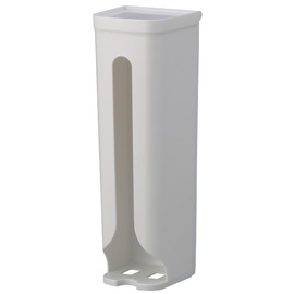 Inomata Chemical Plastic Bag Stocker, White