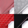 LaRibbons Christmas Wrapping Paper Rolls with Cutlines, 30Inch × 10Feet,