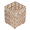 European Style Crystal Storage Box Crystal Jewelry Trinket Box Square
