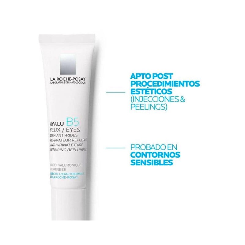 Crema La Roche Posay Hylu B5 OJOS anti-arrugas y reparador