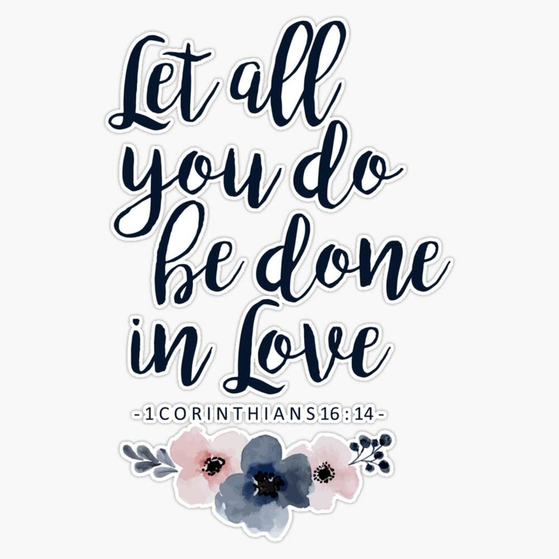 Bible Verse Bumper Sticker Vinyl Decal 5 inches