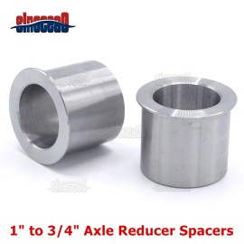 sinocea0 Wheel Bearing Reducers 1" to 3/4" Axle Reducer Spacer For Harley Dyna Softail