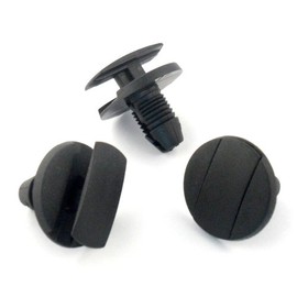 VVO Fasteners- Black Plastic Underbody Shields & Insulation Panel Fastener Clips for Fiat Punto, (Pack of 10)