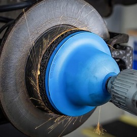 Wheel Hub Wheel Hub Grinder Car: Silicon Carbide Ball Head Grinder Wheel Hub Grinder Blue Cup Grinder Wheel Hub Cleaning for 1/2 Inch Impact Wrench Car Lovers Inner Diameter 90 mm Outer Diameter 150