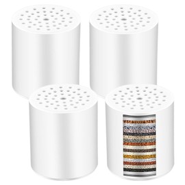 MZY LLC 4 Pack 22 Stage Shower Filter Replacement Universal Shower Filter Remove Heavy Metal Compatible with Any Shower Filter of Similar Design 15 and 20 stages