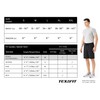 TEX2FIT 2-Pack Men's Athletic Terry Shorts with Elastic Waistband, 2